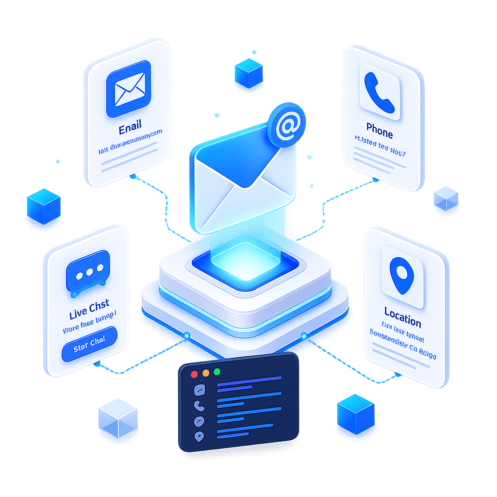 Contact illustration